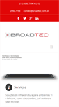 Mobile Screenshot of broadtec.com.br