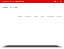 Tablet Screenshot of broadtec.com.br